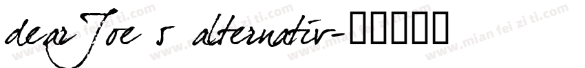 dearJoe 5 alternativ字体转换